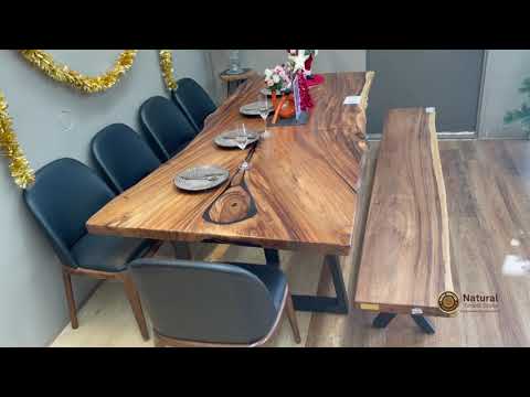 NTS1307 - 2.5m live edge dining table
