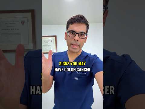 Signs You May Have Colon Cancer ❌ Harvard Trained Doctor