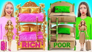 Download lagu Doll Room Makeover | Cardboard vs Gold vs Fluffy Challenge by Multi DO Girls mp3 Download lagu Doll Room Makeover | Cardboard vs Gold vs Fluffy Challenge by Multi DO Girls mp3