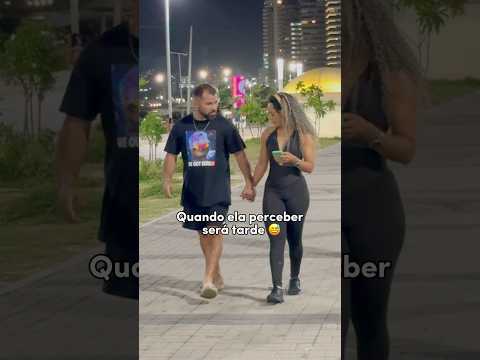 Quando ela perceber será tarde 😂 #shorts   #comedia #casal