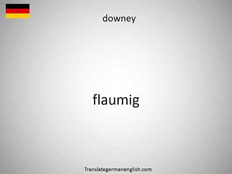 How to say downer in German?