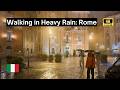Rome Walking Tour In The Rain Explore The City In 4K