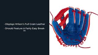 Video thumbnail: Wilson A1000 1912 'Merica 12" Baseball Glove: WBW10083812