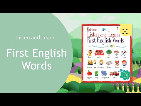 Книга Listen and Learn First English Words video 1