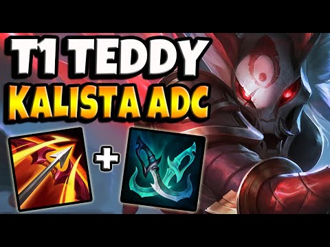 T1 Teddy KALISTA ADC vs EZREAL - Patch 11.8 Ranked Korea ✅