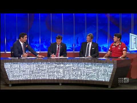 2014.03.20 - The Footy Show - Dustin Fletcher, Paul Roos, Bernie Vince
