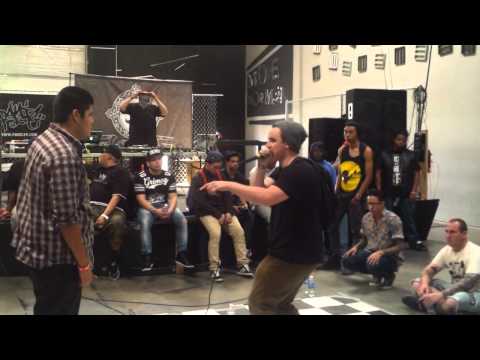 Crackbone Vs Mister Wobbles - Desert Warfare 2013 Beatbox Battle Quarter Finals