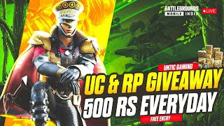 BGMI Live Custom Room | RP & Uc Giveaway | Unlimited Custom Room Live | BGMI Live OnePlus 8