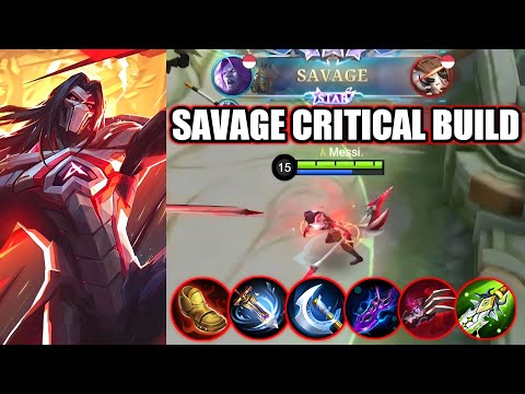 20 Kills + Savage !! NEW META MOSKOV CRITICAL BUILD (AUTO SAVAGE) - Build Top 1 Global Moskov ~ MLBB