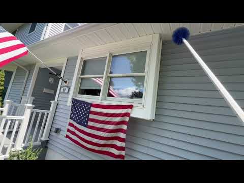 Spiders Webs Surround the Home in Wall Township, NJ