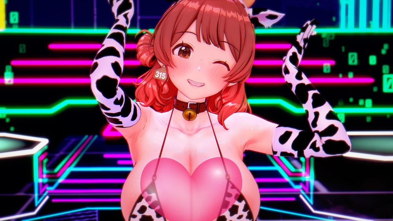 【MMD】牛コス佑芽ちゃんで『オーバーライド』 1080p [KKVMD]