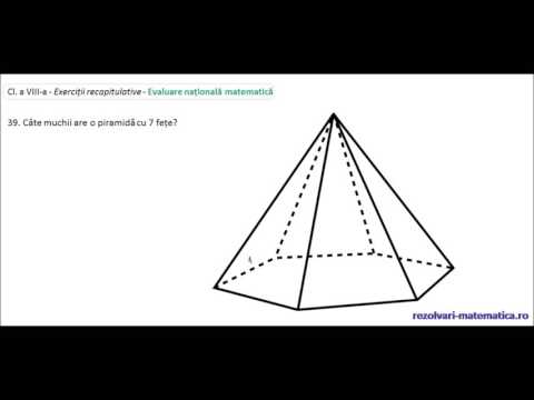 Clasa a VIII-a - Exercitii recapitulative - Evaluare nationala matematica - ex.  39