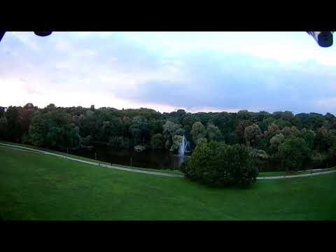 Szczecin z lotu ptaka, Park Kasprowicza, Dron Syma X8HC, EKEN H9R