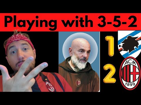 Sampdoria Vs Ac Milan 1-2. Can we try the 3-5-2 without Leao?