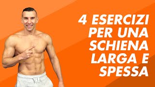 I 4 migliori esercizi con manubri per una schiena larga e spessa