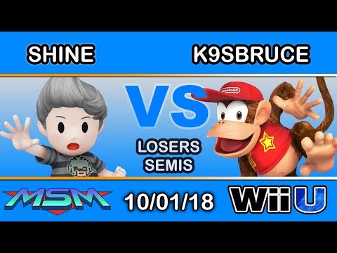 MSM 160 - TR | K9sbruce (Diddy Kong) vs LH | Shine (Lucas) Losers Semi - Smash 4