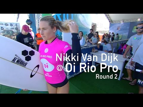 Nikki Van Dijk of Australia @ Oi Rio Pro // Round 2