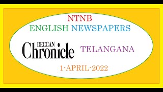 DECCAN CHRONICLE TS 1 APRIL 2022 FRIDAY