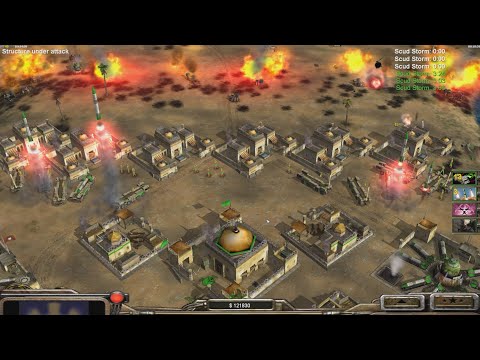 GLA Demolition - Command & Conquer Generals Zero Hour - 1 vs 7 HARD Gameplay