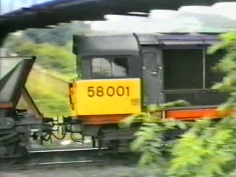 All the British Rail Class 58s in action