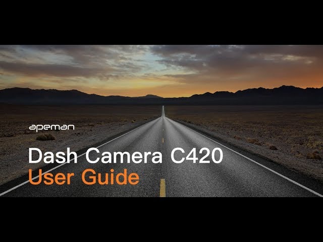ドラレコ Apemanのドラレコc420d C860購入
