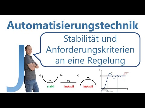 Stabilität und weitere Anforderungskriterien an eine Regelung