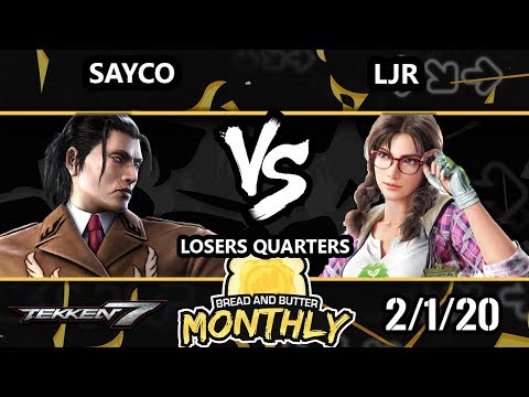 BnB 20 Tekken 7 - L.J.R. (Julia) Vs. Sayco (Dragunov) T7 Losers Quarters