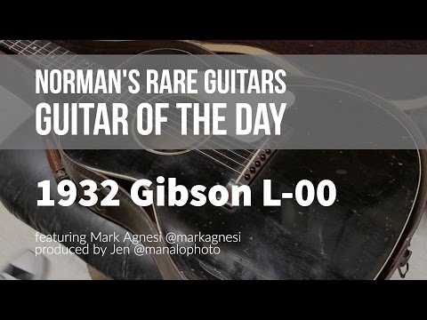 1932 Gibson L-00 Factory Black | Guitar of the Day