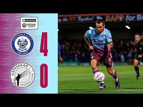 Rochdale 4-0 Gateshead Enterprise National League 2025/26