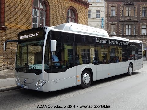 Utazás MB Citaro C2 NGT tesztbusszal a 99-es vonalán