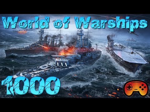!HYPE! 1000 Folgen in World of Warships 😱😱😱 mit Gewinnspiel!! - Gameplay German/Deutsch