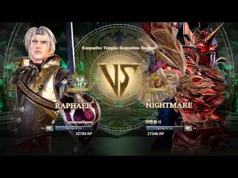 [SCVI] vzxcvaslfqwej (Raphael) vs. 약빤용사 (Nightmare) [Ranked Match]