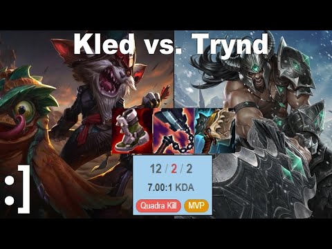 Kled vs. Tryndamere - What's even going on (stream highlight)