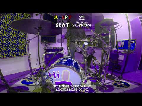 FREE DRUM BEAT DOWNLOAD "Toneyard" (97bpm weirdpop)