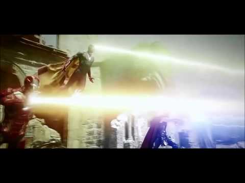 Avengers Age of Ultron Iron Man, Thor, Vision vs Ultron HD