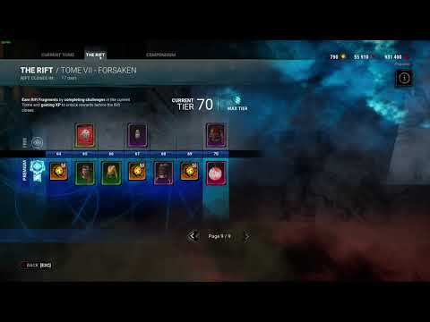 Unlocking RIFT/pass 70 levels at ONCE (at least it should be).