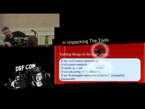 DEF CON 23 - Wireless Village - Catatonic - Tospo Virus: Weaponizing WiFi Pineapple Vulnerabilities