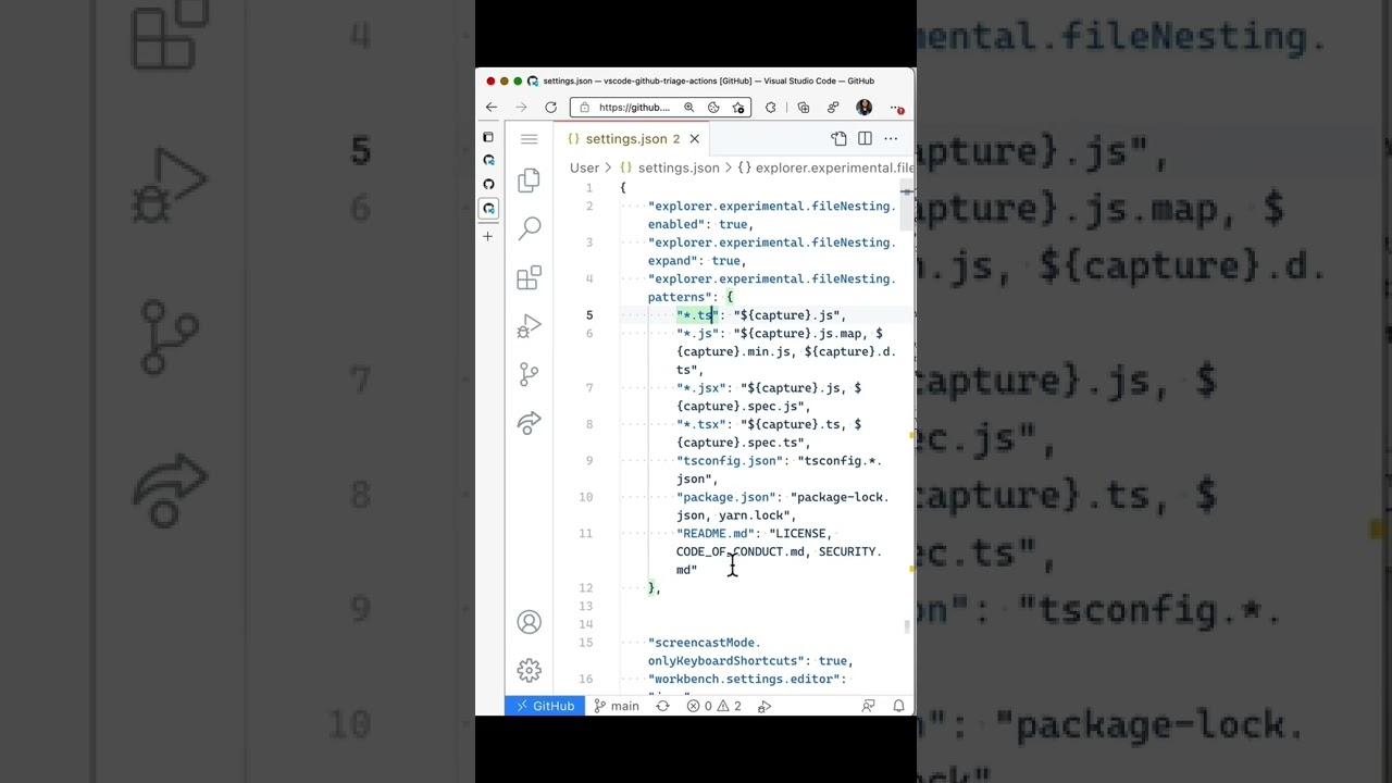 File nesting ▶️🔽