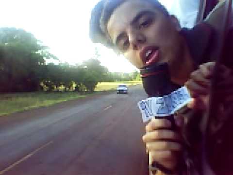 TV Zunel - D&L Transportes - Trote no Uesley (Pneu Estourado)