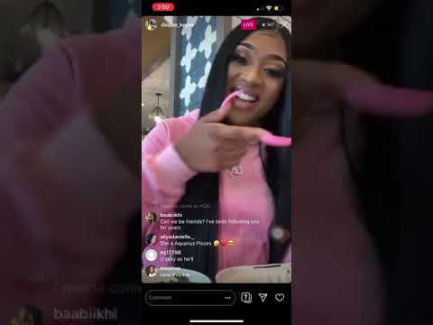 daujee keyes Instagram live