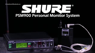 Video thumbnail for Shure PSM900 Personal Monitor System - AmericanMusical.com by American Musical Supply