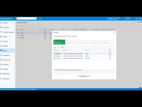 Vantree EDI & API Automation for Acumatica Cloud video