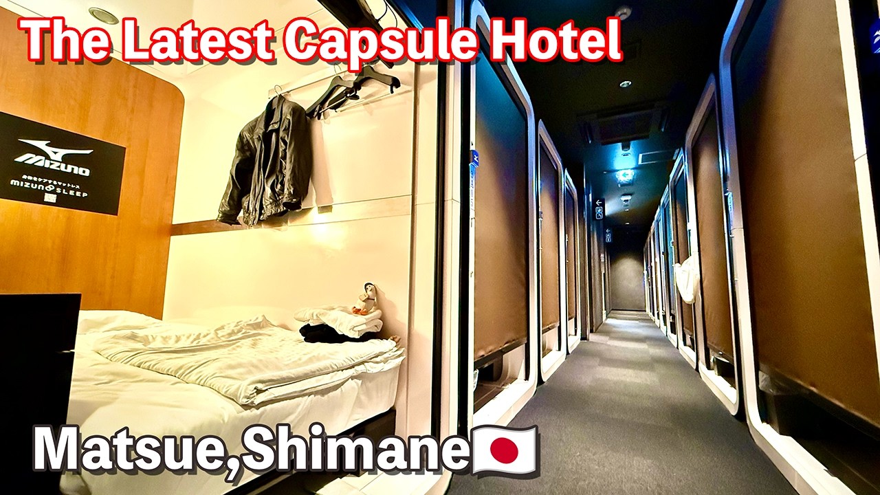 Inside Japan’s Brand New Unmanned Capsule Hotel 😳 | First Cabin Matsue