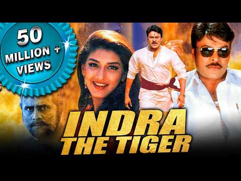 Chiranjeevi Superhit Action Hindi Dubbed Movie | Indra The Tiger | Sonali Bendre