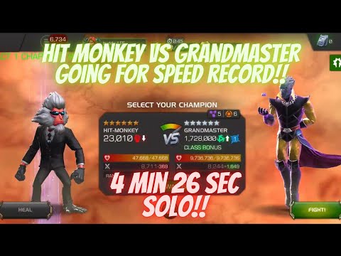 Can Hit Monkey Get the SPEED RECORD!?!?  Hit Monkey VS Grandmaster Act 6.4.6