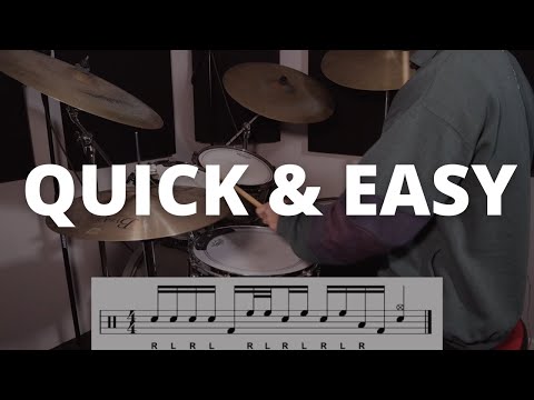 Here's a QUICK and EASY Drum Fill - Quick Drum Lesson