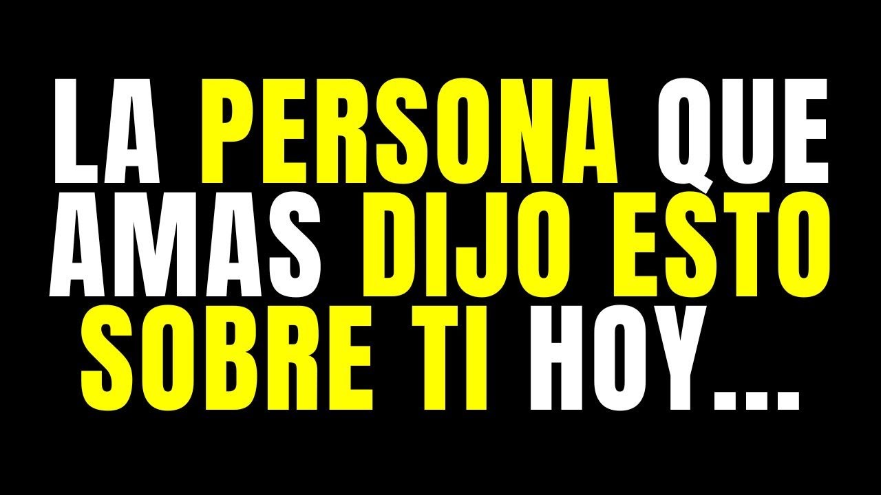 Los ángeles dicen La persona que amas dijo esto sobre ti hoy!...Mensaje del Ángel