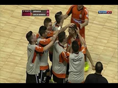 Gols, Jaraguá 1 x 5 Carlos Barbosa Liga de Futsal 13/10/2014