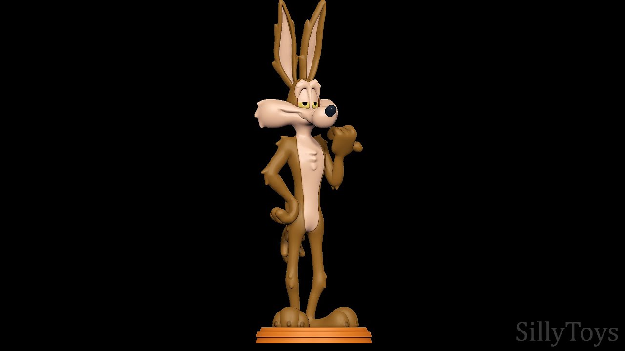 Wile E Coyote - Looney Tunes 3D Print Model