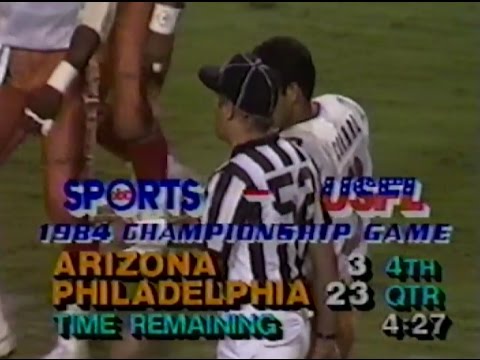USFL Championship, July 15, 1984, Philadelphia Stars vs Arizona Wranglers